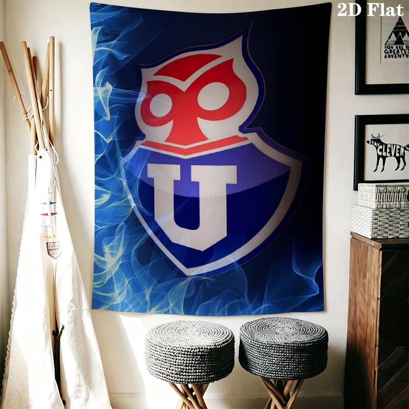 Universidad de Chile Wall Tapestry Aesthetic Wall Hanging Printed Fabric Blanket Decorative Tapestries for Bedroom Living Room Home Decor