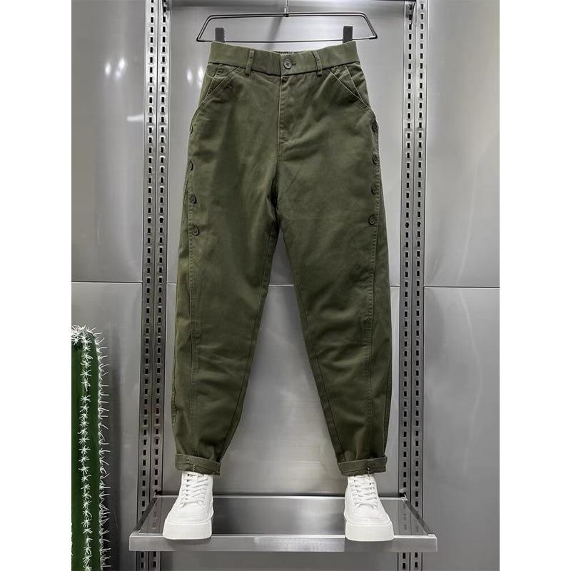 Men's Trendy Straight-Leg Casual Harem Pants - Spring & Autumn Collection