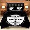 Ac Monza Pattern Bedding uilt Set uilt Cover Pillowcase Home Decoration Birthday Gift (1 * duvet cover + 2 * pillowcase without core)