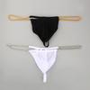 Men Thong Ice Silk Underwear Sexy Metal Chains Comfortable Hollow Out G-Strings Briefs Slim Fit High Elasticity Panties