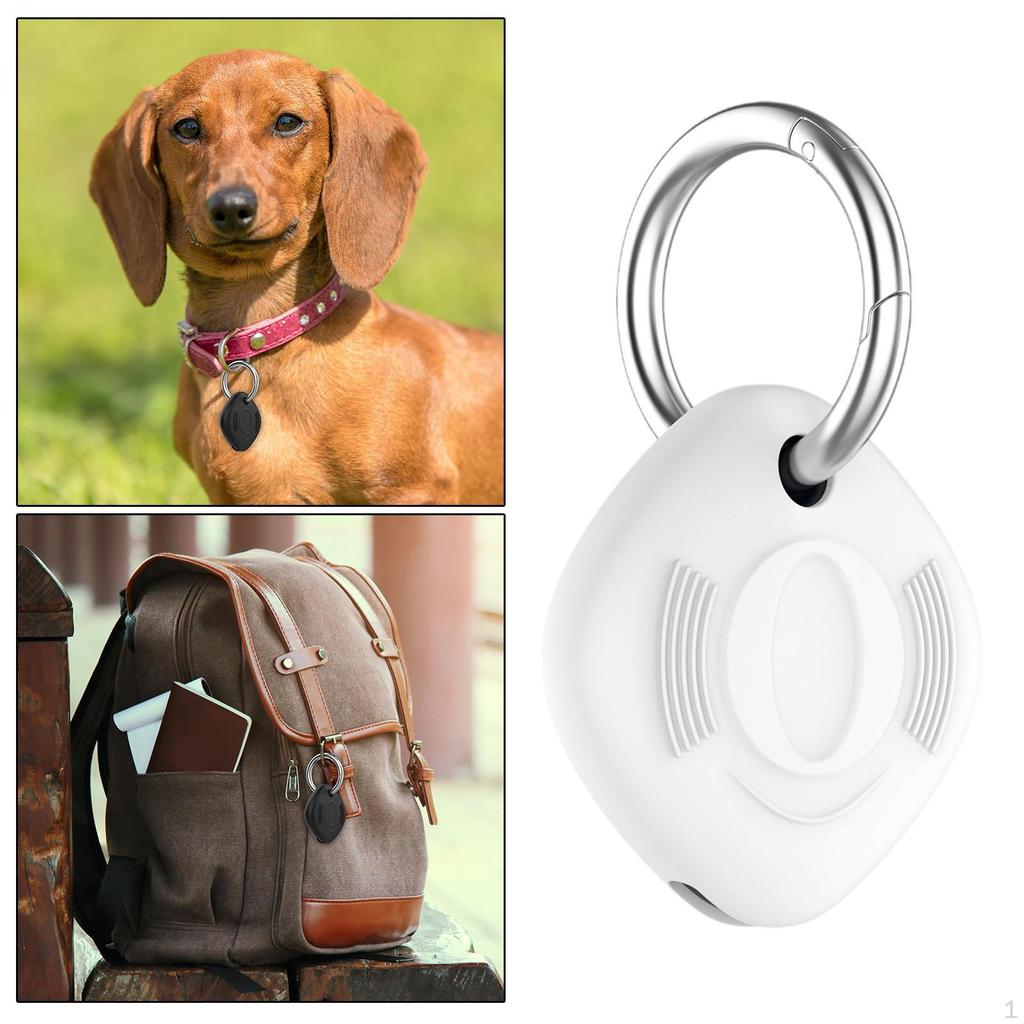 Tag Compatible Protective Case, Soft Silicone Anti-Scratch Lightweight Skin Holder with Keychain