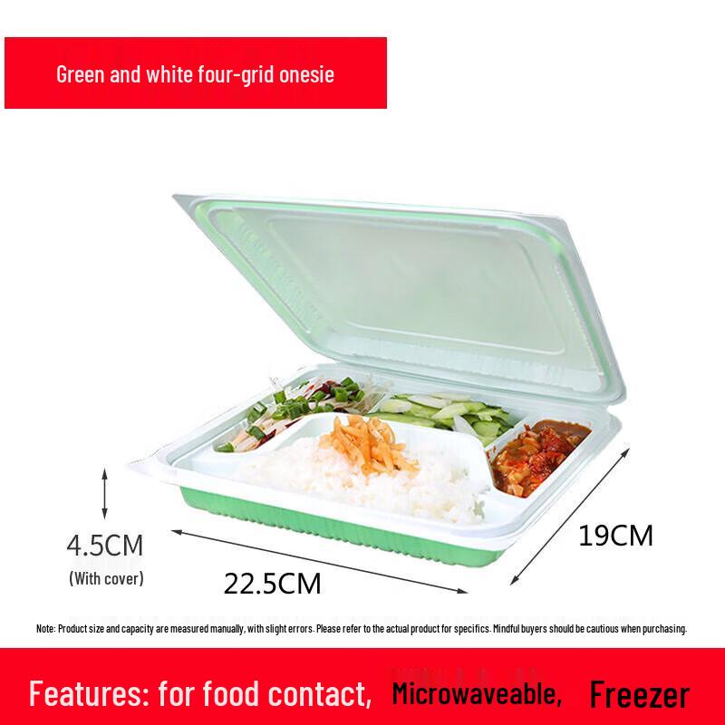 

Homeglen Disposable Divided Takeaway Food Containers