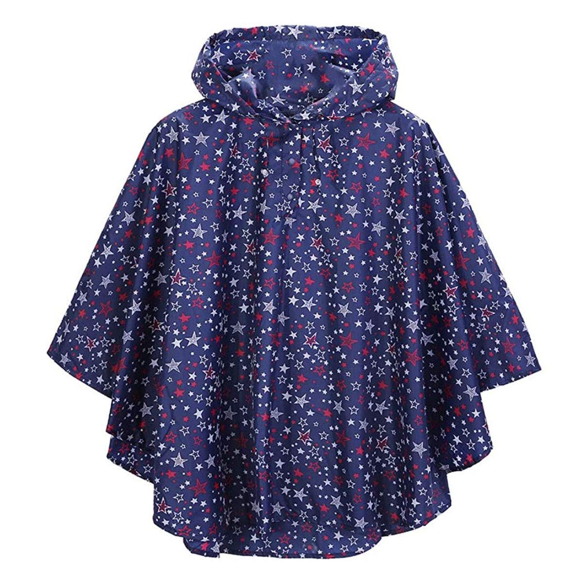 

Дождевик для милого дождя Дождевик для мальчиков [Iikuru] Детский, Дождевая одежда, Детская экипировка, Для девочек, Дождевик, Пончо, (синий (Звезды), M)