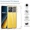 Transparent TPU Case for Xiaomi Poco X6 Pro X5 X4 NFC F5 F4 GT M5 M4 5G Protective Cover Shockproof Shell Bumper Coque Fundas