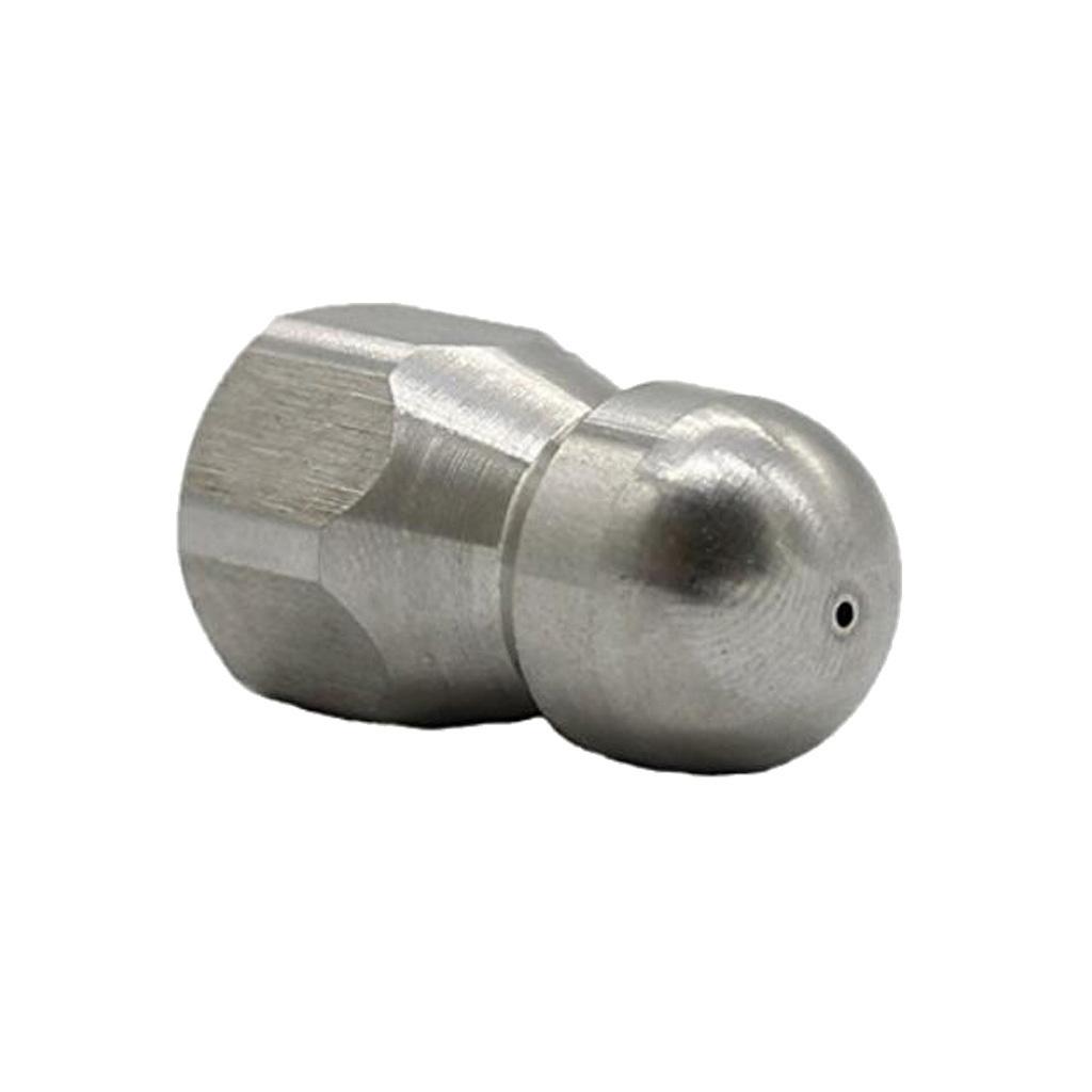 Oțelul inoxidabil argintiu este robust și durabil Duza de jet de canalizare Oțelul inoxidabil este robust