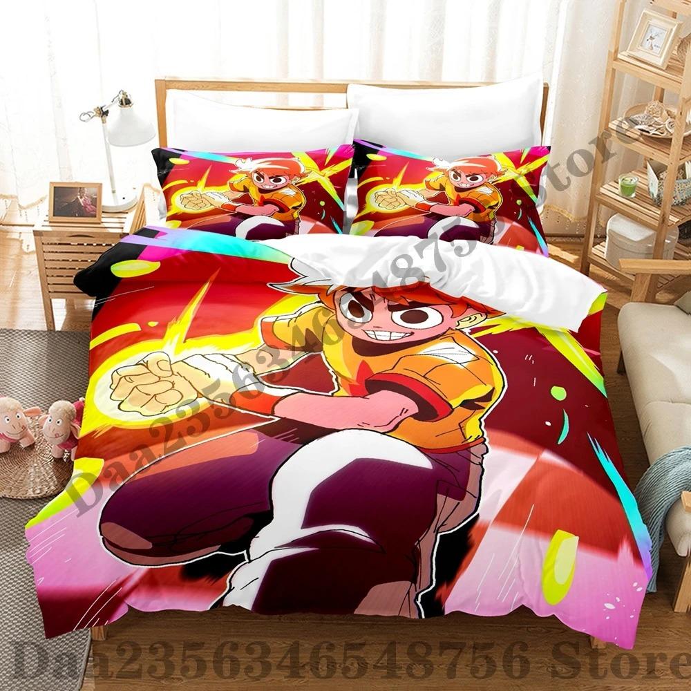 Scott Pilgrim Takes Off Bedding Set Single Twin Full Queen King Size Bed Set Adult Kid Bedroom Duvetcover Sets Bed Sheet