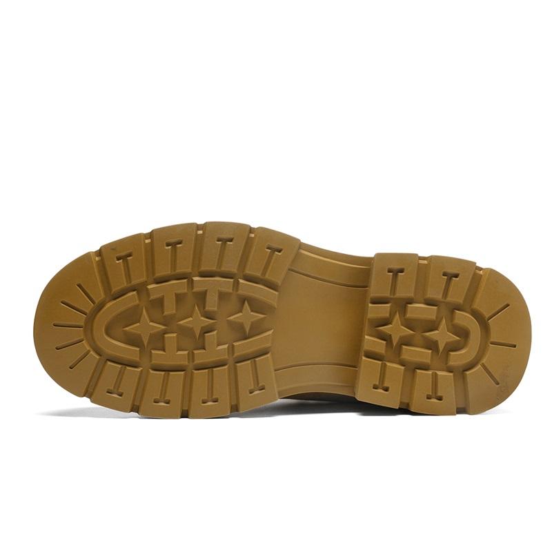 Pánské vysoké boty na volný čas Ručně vyráběné plyšové boty Ležérní boty Podzimní a zimní boty