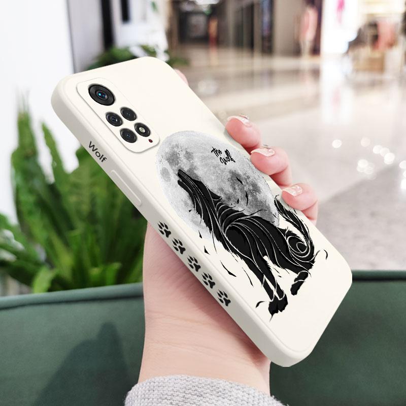 Moon Lone Wolf Phone Case For Xiaomi Redmi Note 15 Pro Plus 4G 5G Silicone Cover