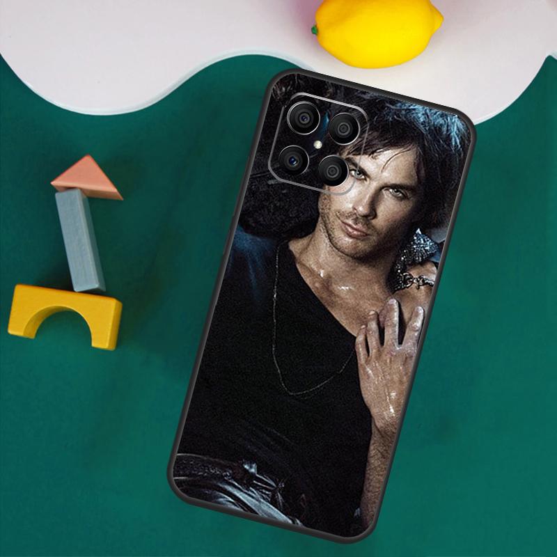 Damon Salvatore Vampire Diaries Case For Honor 200 Pro 50 70 90 X9a X8a X8 X9 X8b X9c X9b Honor Magic 7 Lite 5 6 Pro Cover