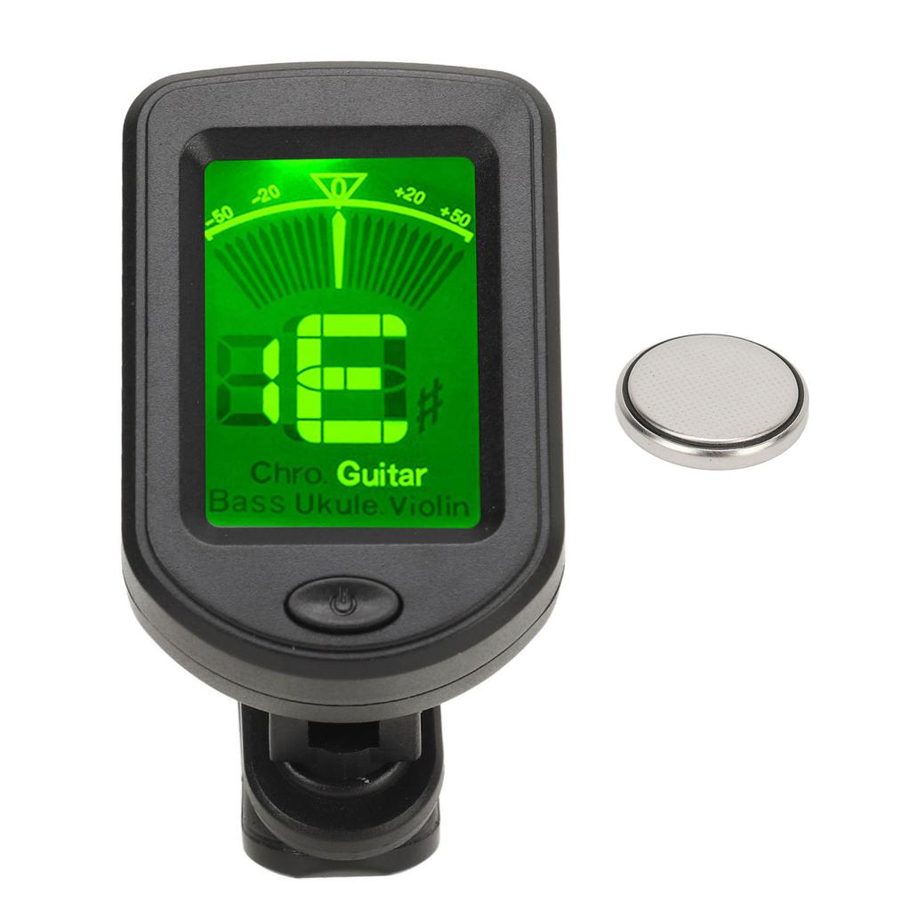 Digital Electronic Tuner Multifunctional High Accuracy Clip On String Instrument Tuning Device Guitar Ukulele Violin