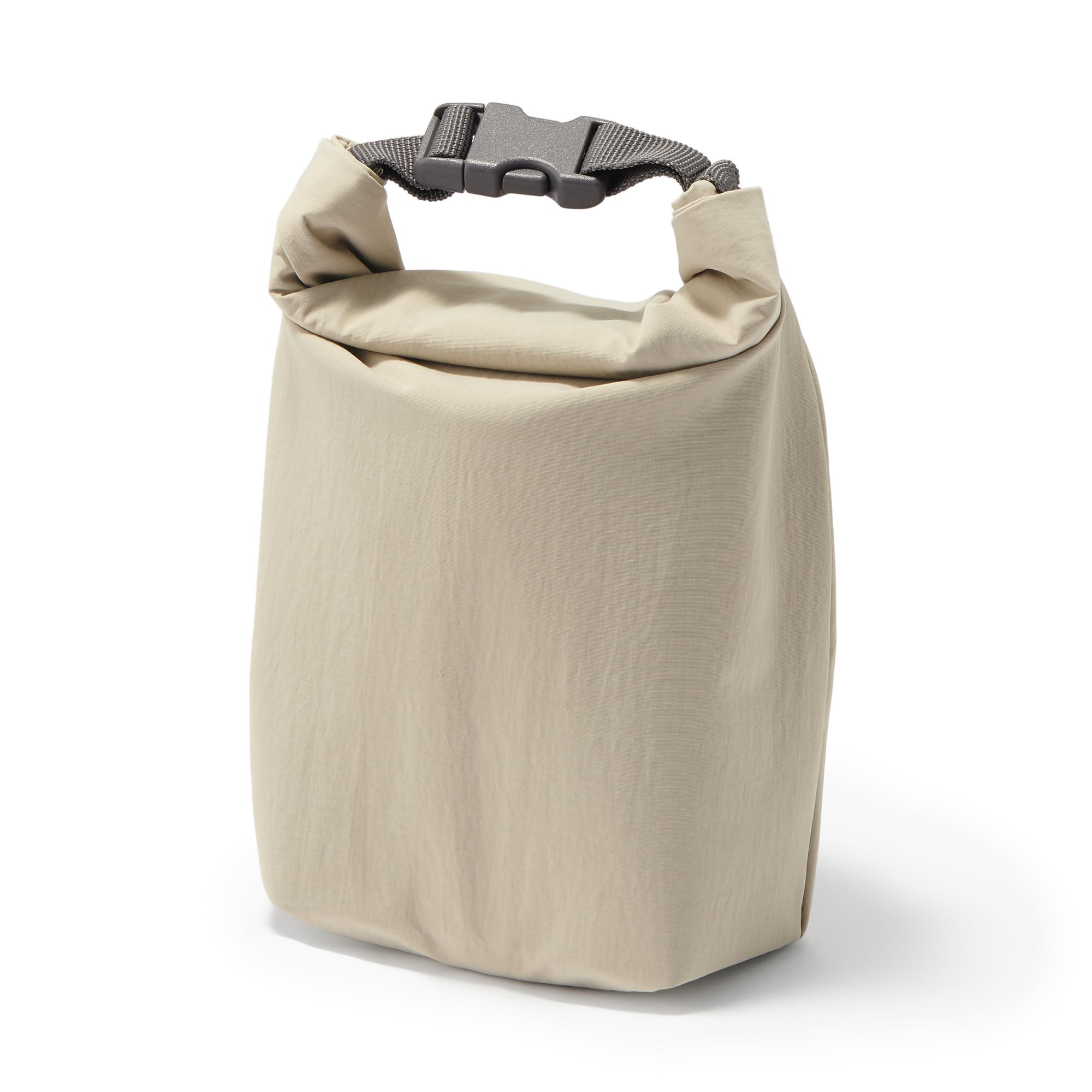 

MUJI Adjustable Height Lunch 84843051 Bag, Roll-Top Type, Small, Beige, бежевий