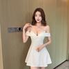 Nightclub Sexy Dress Foot Bath Foot Massage Clothing Temperament Shoulder Skinny Slim Suspender Dress
