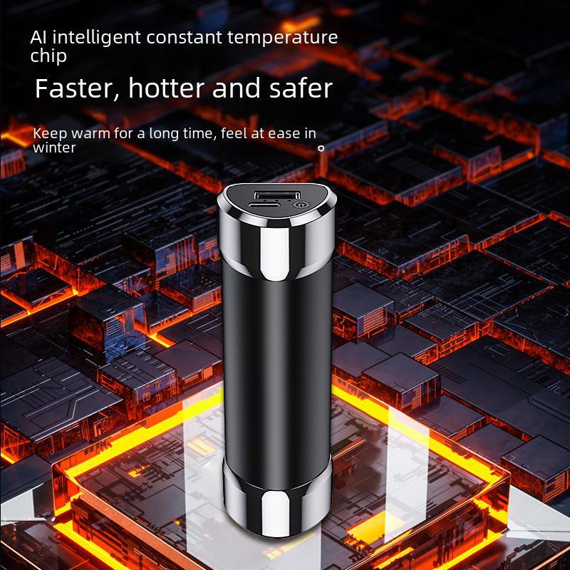 Magnetischer Handwärmer & geteilte Powerbank: Tragbares 2-in-1-Minigerät