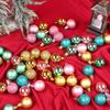 Christmas Holiday Tree Bauble With Decorative Paint Gift Box For Decor Festive