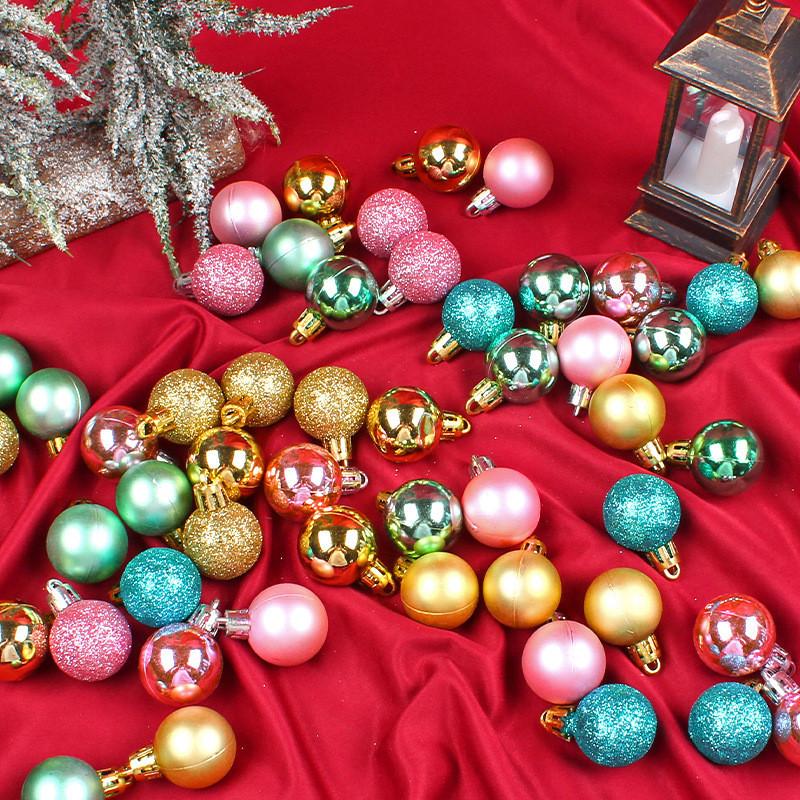 Christmas Holiday Tree Bauble With Decorative Paint Gift Box For Decor Festive