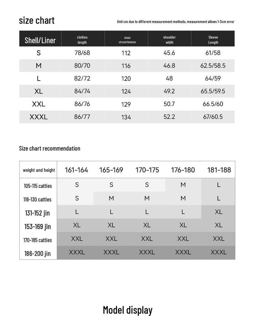 Pelliot Men's 3-in-1 Goose Down Outdoor Jacket