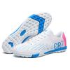 CR7 high-top football shoes tf broken nails artificial turf AG nails leather feet boys and girls students training shoes
