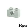 Technical Building Block MOC Combination Studded Long Beam with Hole Thick Bricks Compatible 3703 32018 3895 2730 3894 3701 3700