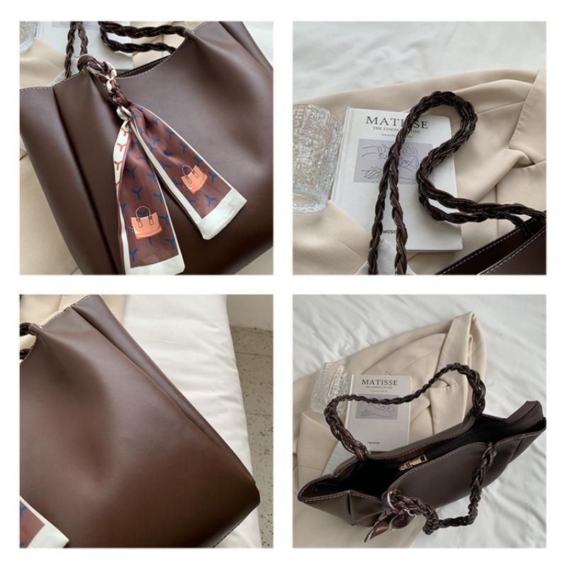 Tasche mit großem Fassungsvermögen Damen Herbst und Winter neuwertige Nischen-Schultertasche Studentin Pendler-Tragetasche