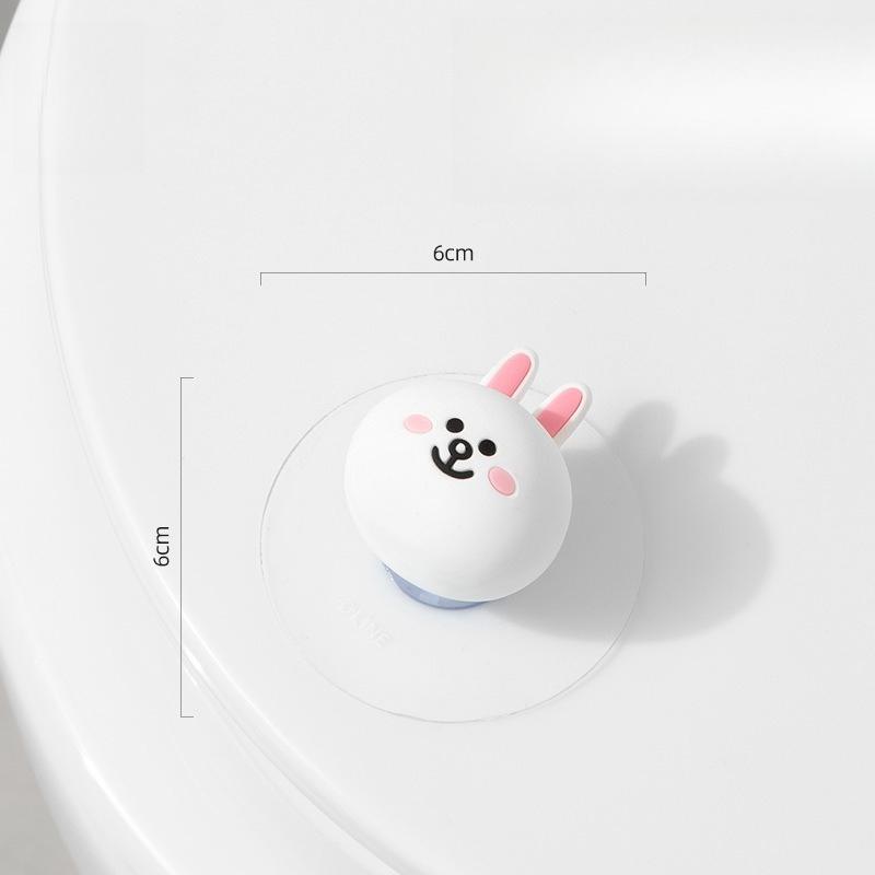Toilet Seat Lid Lifter Toilet Lid Lifter Does Not Dirty Hands Household Artifact Creative Cartoon Silicone Toilet Lid Lifter