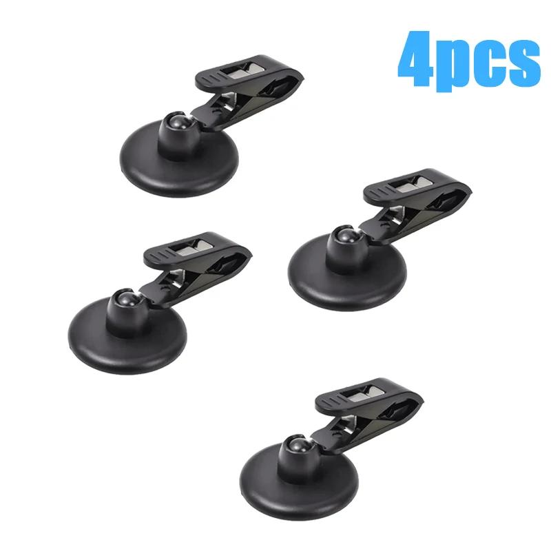 4x Suction Cup Clips Parking Ticket Holder Strong Reusable Card Holder for Glass Window Aquarium Business Office Car Windscreen