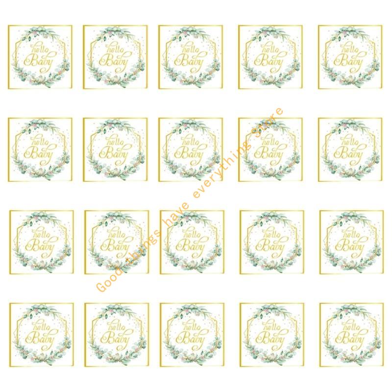 

10/20Pcs Disposable Paper Plates Paper Napkins Baby Showers Tableware Supplies for Kids Birthday Baby Showers Parties 55KF