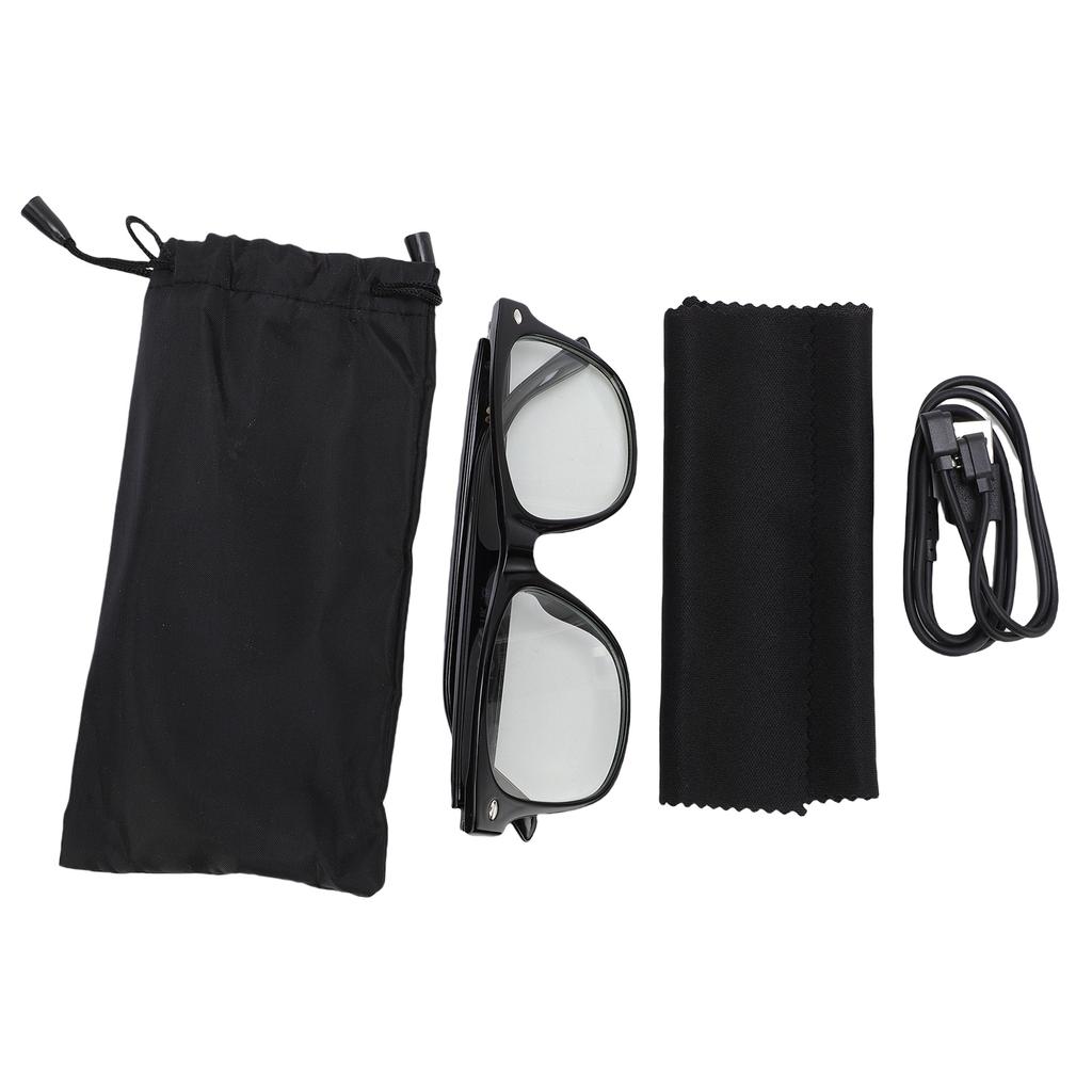 Übersetzungsbrille Drahtlos Bluetooth 144 Sprachen KI Smart-Brille Modisches Design Vollrand