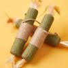 Cat Catnip Chew Stick Toy with Jute Rope Bite Resistant Cat Feather Teething Toy Pet Teeth Cleaning Interactive Boredom
