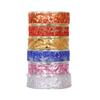 Christmas Decoration Ribbon Width Powdered Gilding Ribbon Gift Packing Ribbon Wedding Festival Xmas Party Decor 100 Yards/Roll