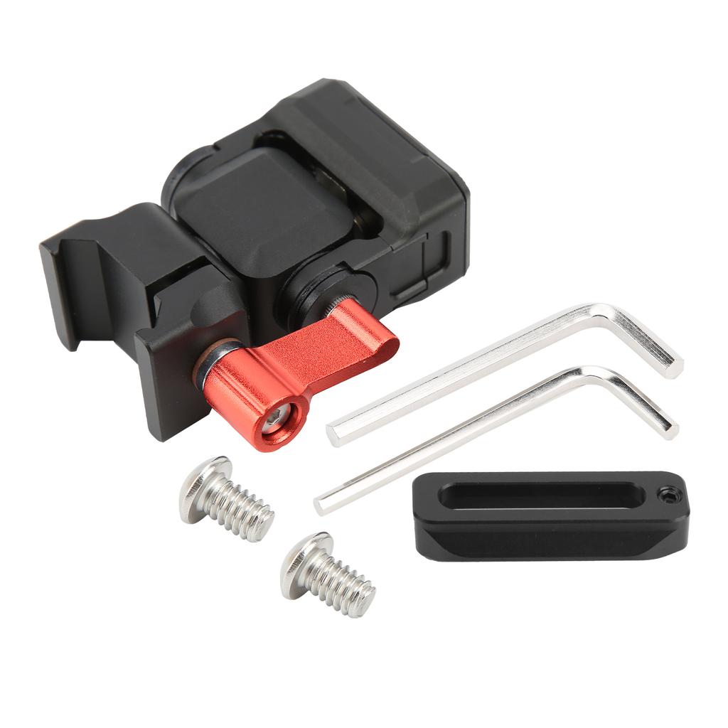 Camera Quick Release Plate 360 Degrees  Adjustable Monitor Aluminum Alloy Holder Bracket