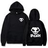 2026 Autumn BLEACH Hollow Skull Double Sided Print Hoodie Mini Hollow Skull Badge Graphic Unisex Loose Y2K Sweatshirt
