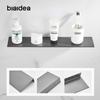 Flydende Væghylde Badeværelse Opbevaringsstativ 30-60cm Moderne Badeværelseshylder Køkken Væghylde Organizer Skab Boligtilbehør