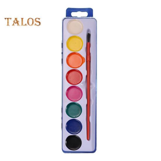 Boxed Watercolor Paint Set Washable Watercolor Paints with Paintbrush Portable Watercolor Palette Kids Art Supplies for Birthday Gift Classroom Travel