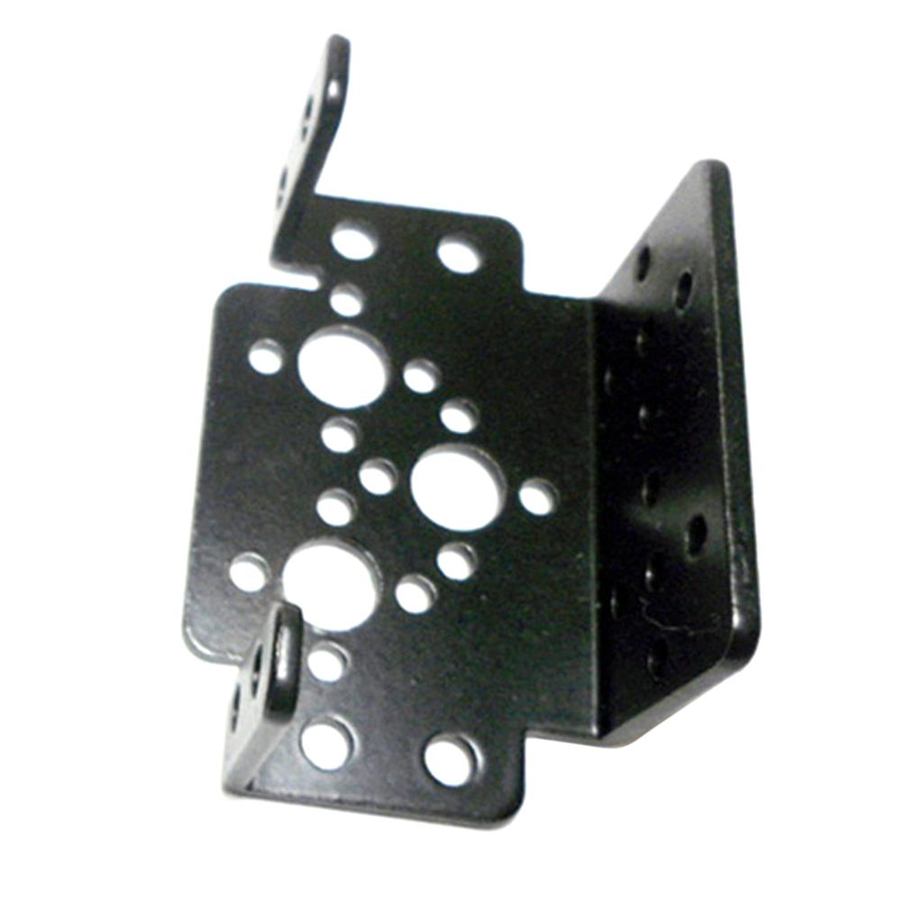 Multi Function Steering Gear Bracket Hard Aluminum Servo Mounting Accessory for Robot Arm Project