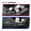 Leather Car Door Storage Box Phone Card Pouch Hanging Organizer For Mercedes Benz AMG W204 W205 W203 W211 W201 W210 W108 W124