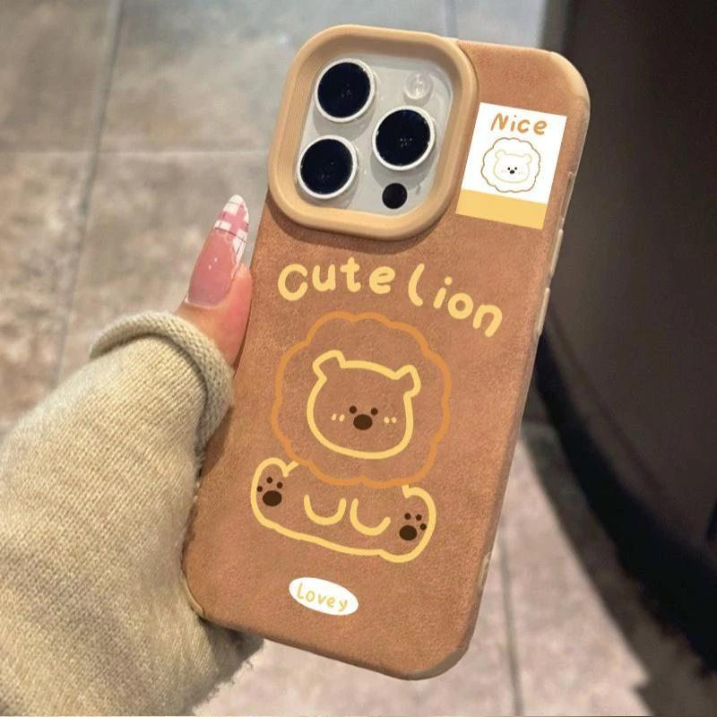 

Подходит для Apple 16 Чехол для мобильного телефона iPhone 16 Promax Осень и зима Ягненок 15 Милый Простой 14 Мультяшный Apple XS