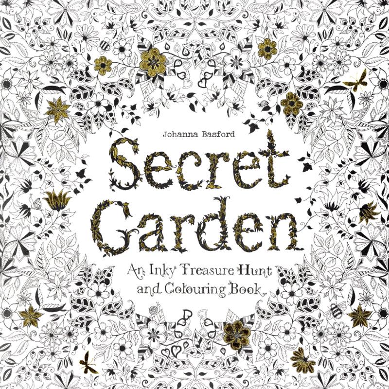 Secret Garden Coloring Book: Stress Relief and Creative Doodle for Adults and Children