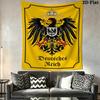 German Empire Wall Tapestry Aesthetic Wall Hanging Printed Fabric Blanket Decorative Tapestries for Bedroom Living Room Home Decor