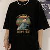 It's Not That I'm Lazy It's That I Just Don't Care Letter Print T-Shirt Men Women Short Sleeve