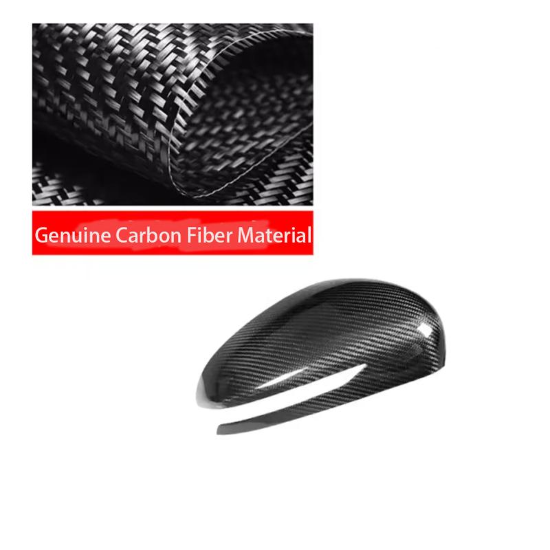 Real Carbon Fiber Car Rear View Mirror Cover Side Mirror Trim Exterior Accessory For Genesis G70 -2026 Exterior Accessories