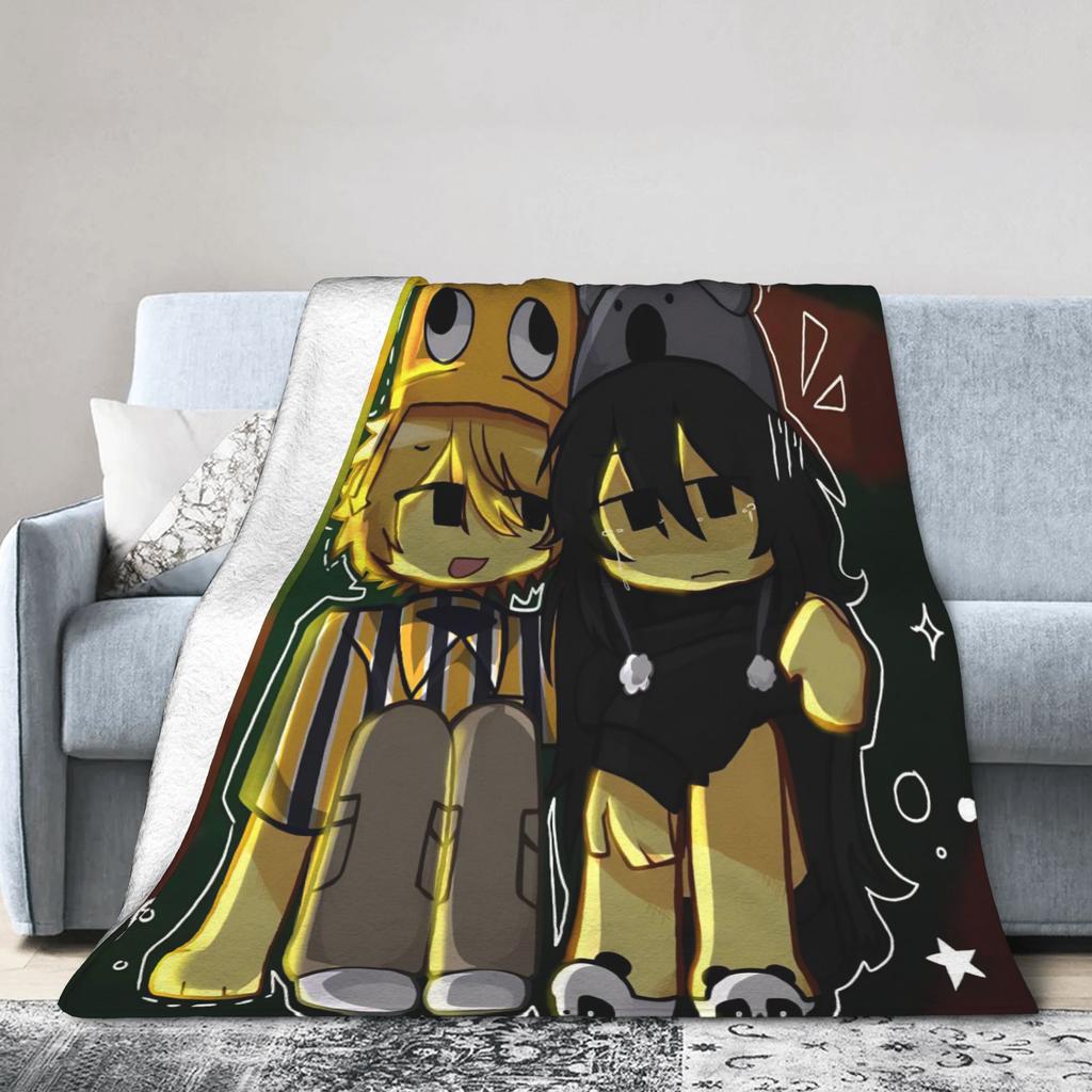 Cartoon Games 99 Nights In the Forest Blanket Velvet Soft Throw Blanket for Airplane Travel Bedspread