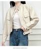Autumn/Winter Women's Leather Jacket – Short, Loose, Slimming, and Versatile Fashionable Coat
