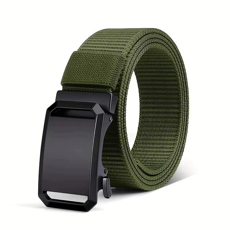 Nový pás s automatickou přezkou, plátěné taktické pracovní oděvy pro volný čas Outdoor vojenské tréninkové kalhoty pásek pro muže