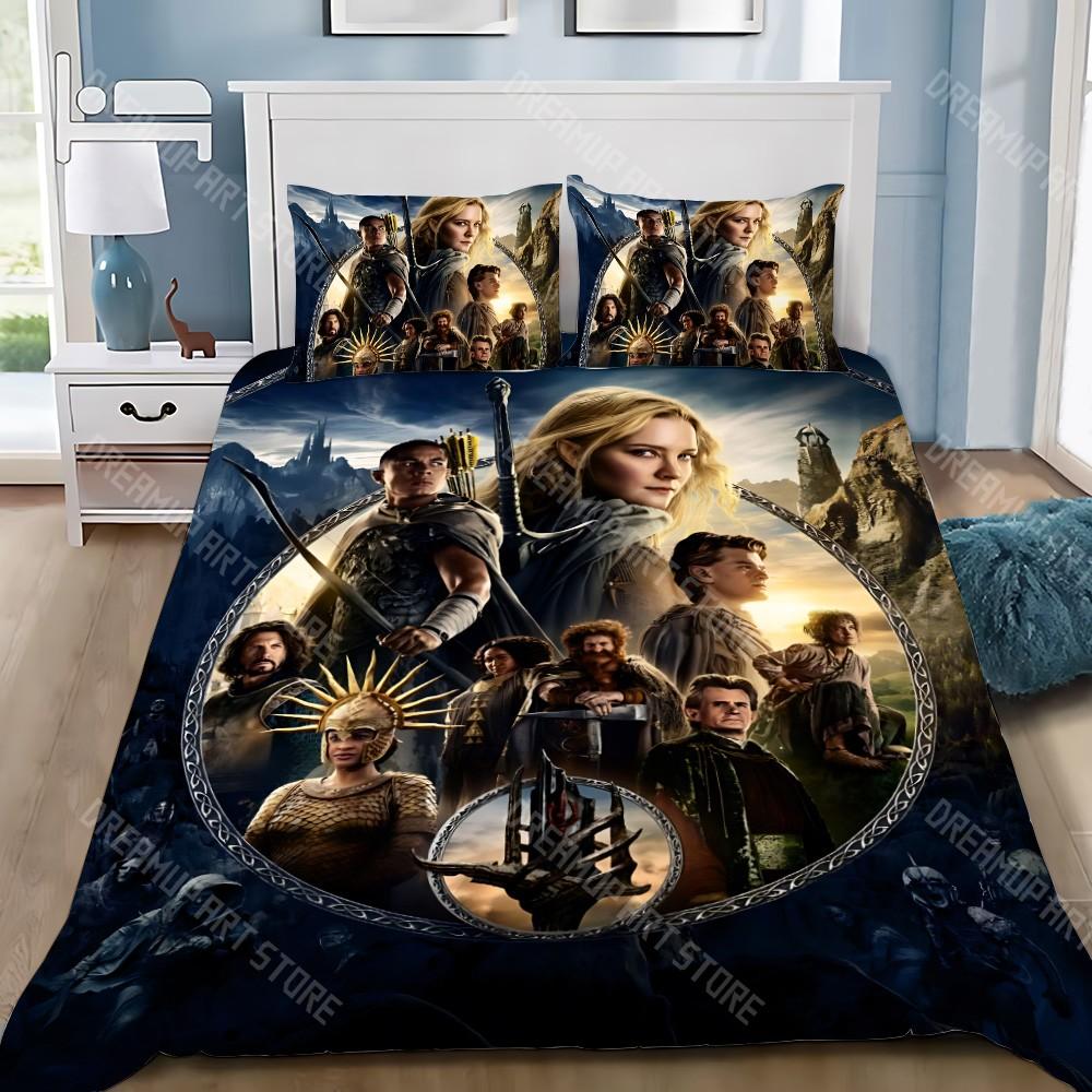 Movie L-LordS of the Rings Duvet Cover Pillowcase Bedding Set Adult Boy Girl Bedroom Decoration Children Gift Single Double Size