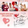 Acrylic Puzzle Plate - Wedding Anniversary Table Decoration For Couple Boyfriend Wife Husband And Lovers