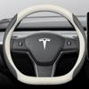 Pro Tesla Model 3 Y S 2012 2013 2016 2017 2020 2021 - 2024 Kryt volantu auta PU kůže 9 barev Protiskluzové Autopříslušenství