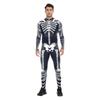 Halloween Costume Onesie Body Tights Digital Printing Tights Skeleton Connection
