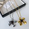 New Flower Necklace Light Luxury Sweater Chain High-end Sense Collarbone Chain Accessories Women's Niche Design Sweater Chain Accessories Tide