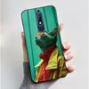 Custodia carina per Nokia 5.1/Nokia 5.1 Plus/Nokia X5/Nokia 5 Cover Shell Stampata Cover Protettiva Silicone Morbido Cartone Animato Nera