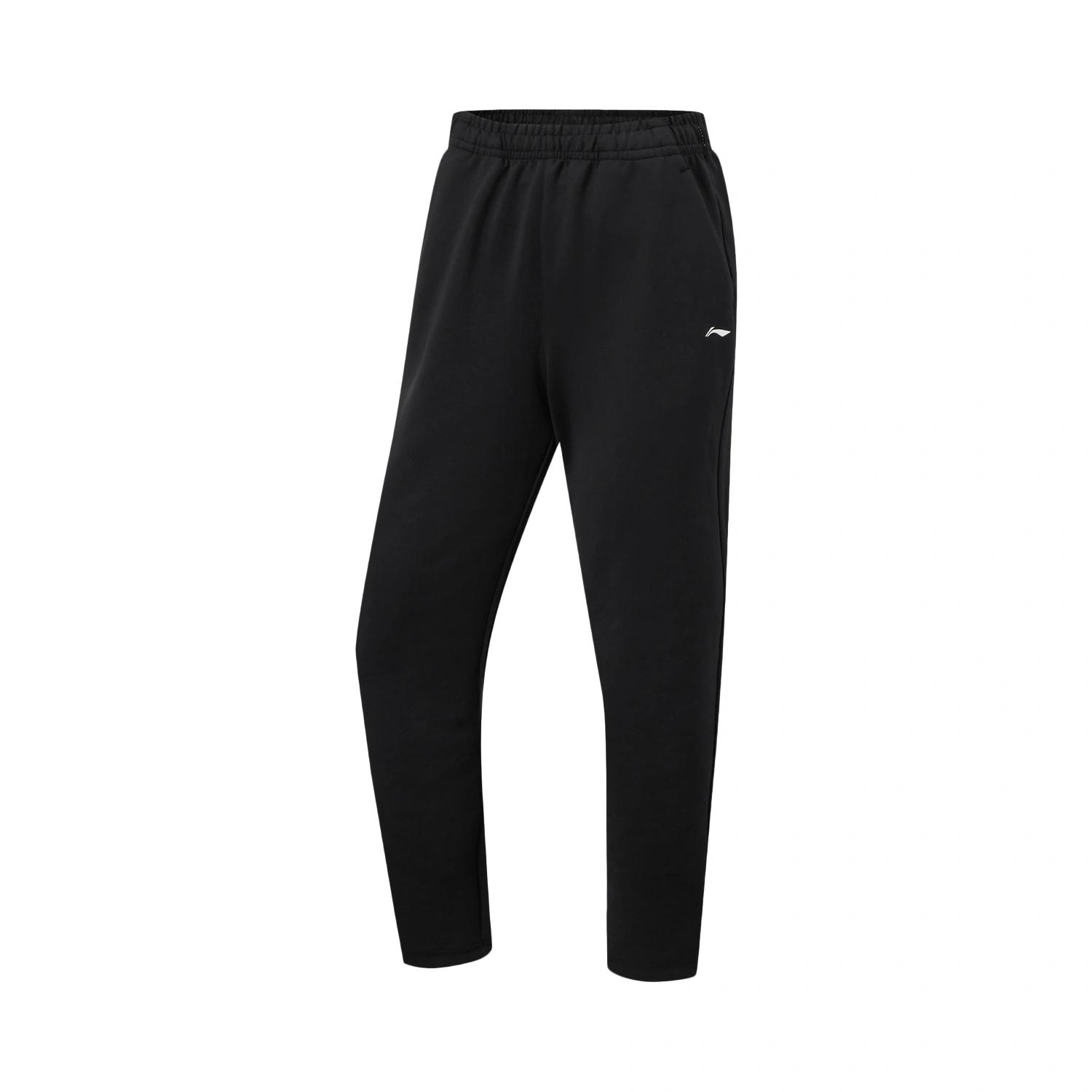 Li-Ning Серия Фитнес Однотонные Простые Конусообразные Вязаные Спортивные Штаны Женские низ AKYV116-1 S